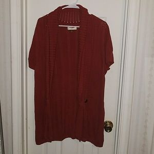 Short sleeved cardigan